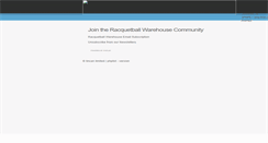 Desktop Screenshot of lists.racquetballwarehouse.com