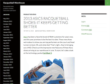 Tablet Screenshot of blog.racquetballwarehouse.com